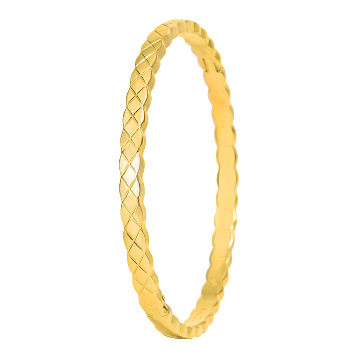 Fragrance, solid color gold bracelet