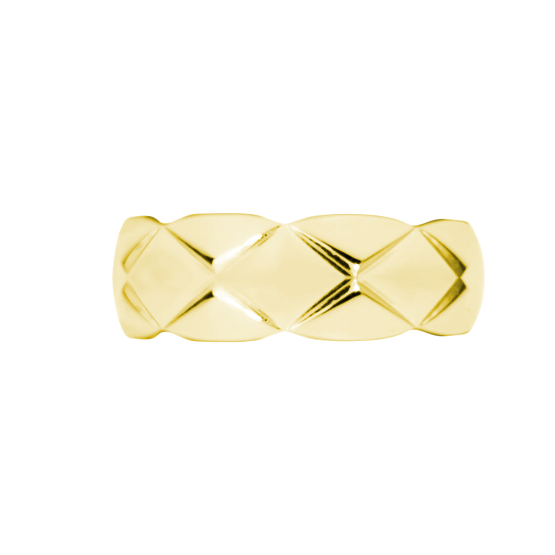 Solid Color Fragrance Gold Ring