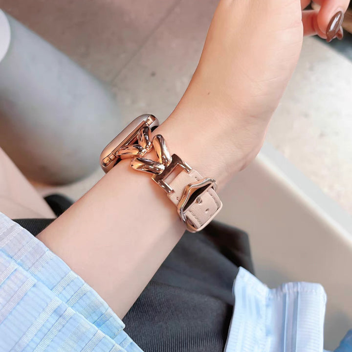 ST-STEEL+Leather WATCH BRACELET