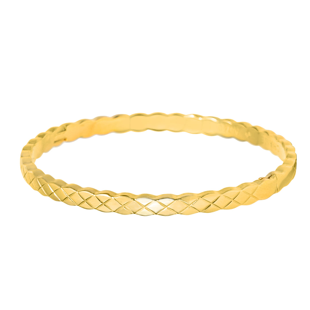 Fragrance, solid color gold bracelet