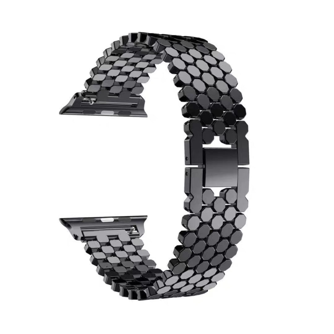 Honeycomb Steel Band Stainless Steel Apple Watch Band